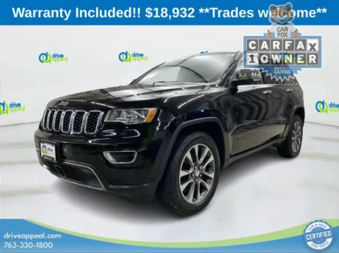 Photos of 2018 Jeep Grand Cherokee Limited for sale in Anoka, MN at Drive Appeal Anoka