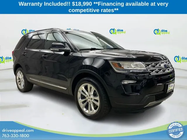 Black 2019 Ford Explorer XLT for sale in Anoka, MN