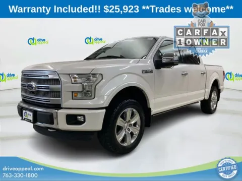 Photos of 2015 Ford F-150 Platinum for sale in Anoka, MN at Drive Appeal Anoka