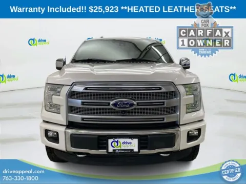 Another view of 2015 Ford F-150 Platinum for sale in Anoka, MN at Drive Appeal Anoka