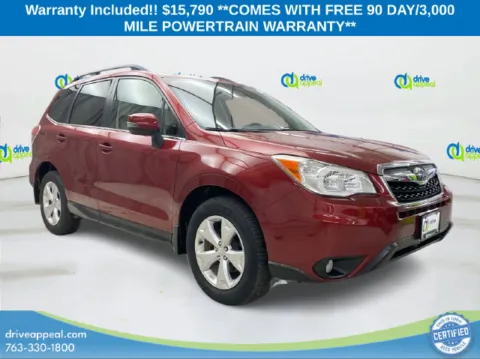 Red 2014 Subaru Forester 2.5i Touring for sale in Anoka, MN