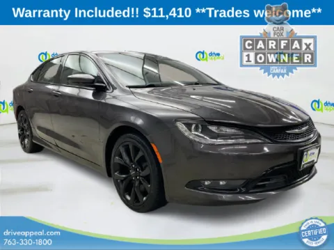 Gray 2015 Chrysler 200 S for sale in Anoka, MN