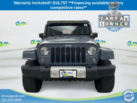 Another view of 2014 Jeep Wrangler Unlimited Sahara for sale in Anoka, MN at Drive Appeal Anoka