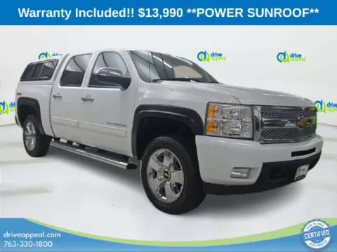 White 2011 Chevrolet Silverado 1500 LTZ for sale in Anoka, MN