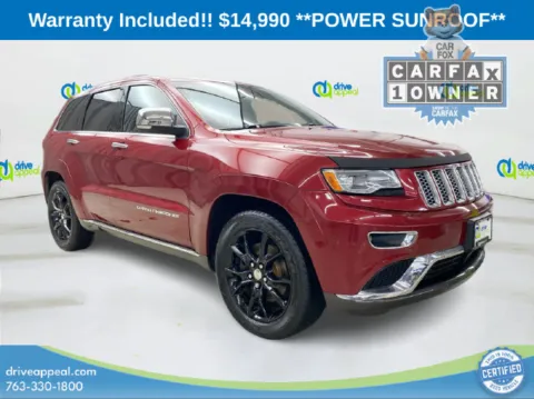 Red 2014 Jeep Grand Cherokee Summit for sale in Anoka, MN