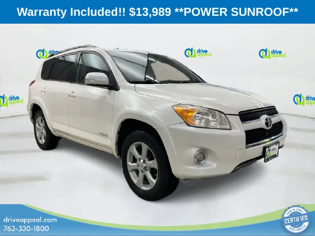 White 2012 Toyota RAV4 Limited for sale in Anoka, MN