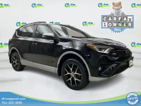 Black 2017 Toyota RAV4 SE for sale in Anoka, MN