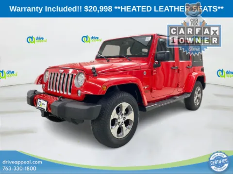 Photos of 2017 Jeep Wrangler Unlimited Sahara for sale in Anoka, MN at Drive Appeal Anoka