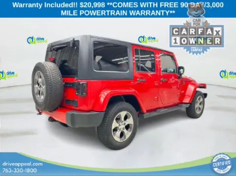 More photos of 2017 Jeep Wrangler Unlimited Sahara at Drive Appeal Anoka, MN