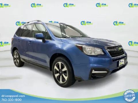 Blue 2018 Subaru Forester 2.5i Premium for sale in Anoka, MN