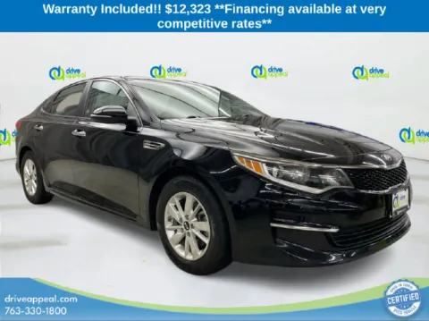 Black 2018 Kia Optima LX for sale in Anoka, MN