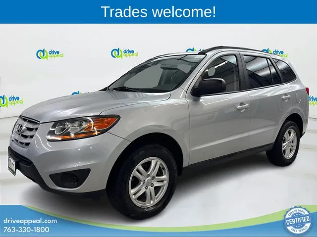Silver 2010 Hyundai Santa Fe GLS for sale in Anoka, MN