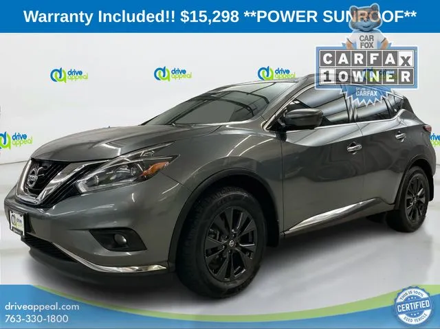 Used 2018 Nissan Murano SV for sale in Anoka, MN at Drive Appeal