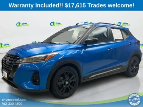 Blue 2021 Nissan Kicks SR for sale in Anoka, MN