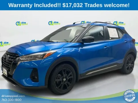 Blue 2021 Nissan Kicks SR for sale in Anoka, MN