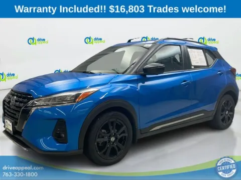 Blue 2021 Nissan Kicks SR for sale in Anoka, MN