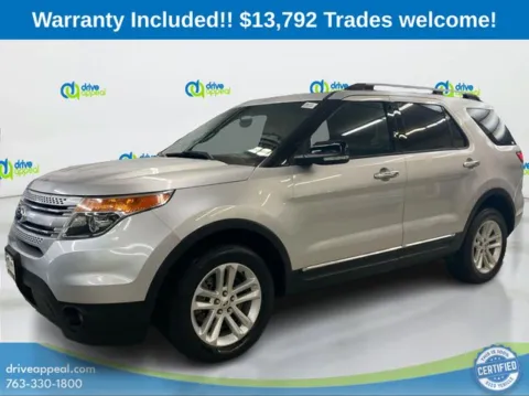 Silver 2015 Ford Explorer XLT for sale in Anoka, MN