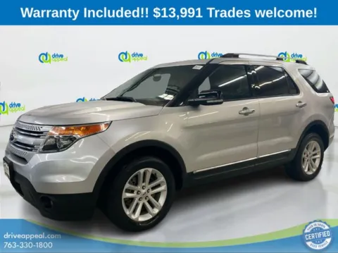 Silver 2015 Ford Explorer XLT for sale in Anoka, MN