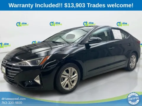 Black 2020 Hyundai Elantra SEL for sale in Anoka, MN