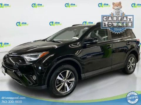 Black 2017 Toyota RAV4 XLE for sale in Anoka, MN