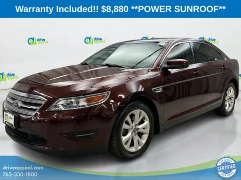 Red 2012 Ford Taurus SEL for sale in Anoka, MN