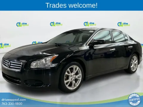 Black 2012 Nissan Maxima 3.5 S for sale in Anoka, MN