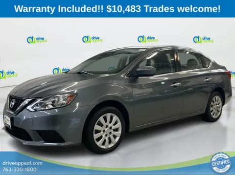 Gray 2017 Nissan Sentra SV for sale in Anoka, MN