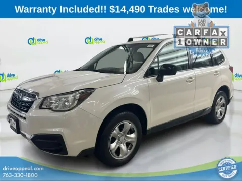White 2018 Subaru Forester 2.5i for sale in Anoka, MN