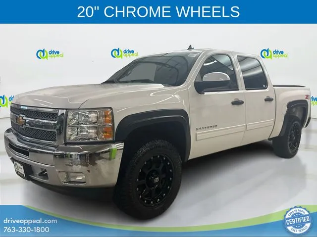 White 2013 Chevrolet Silverado 1500 LT for sale in Anoka, MN