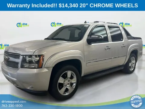 Silver 2010 Chevrolet Avalanche 1500 LTZ for sale in Anoka, MN