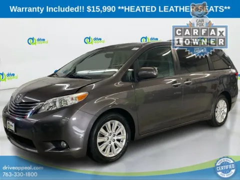 Gray 2013 Toyota Sienna XLE for sale in Anoka, MN