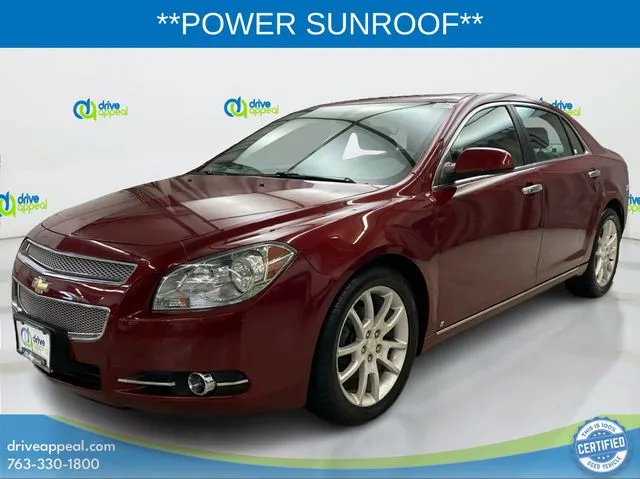 Red 2009 Chevrolet Malibu LTZ for sale in Anoka, MN
