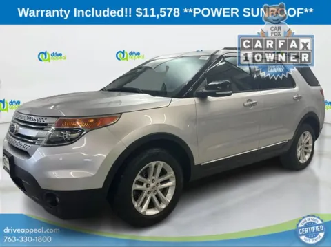 Silver 2015 Ford Explorer XLT for sale in Anoka, MN