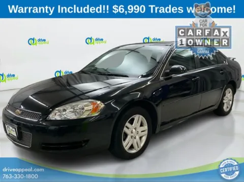 Black 2012 Chevrolet Impala LT for sale in Anoka, MN