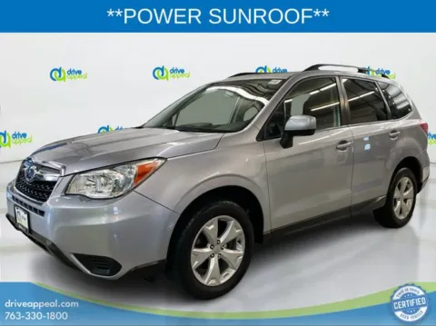 Silver 2016 Subaru Forester 2.5i Premium for sale in Anoka, MN