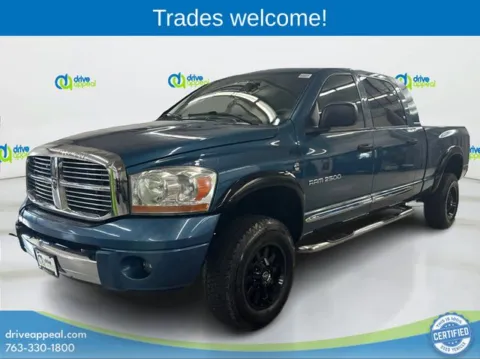 Blue 2006 Dodge Ram 2500 Laramie for sale in Anoka, MN
