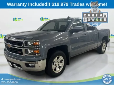 Gray 2015 Chevrolet Silverado 1500 LT for sale in Anoka, MN