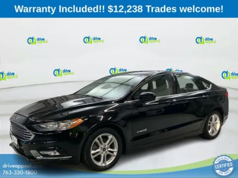 Black 2018 Ford Fusion Hybrid SE for sale in Anoka, MN