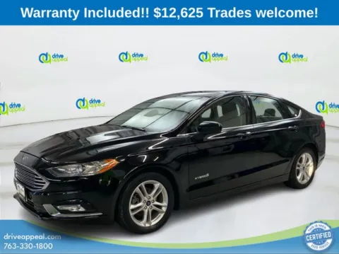 Black 2018 Ford Fusion Hybrid SE for sale in Anoka, MN