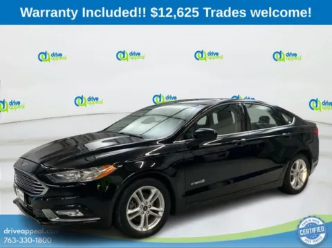 Black 2018 Ford Fusion Hybrid SE for sale in Anoka, MN