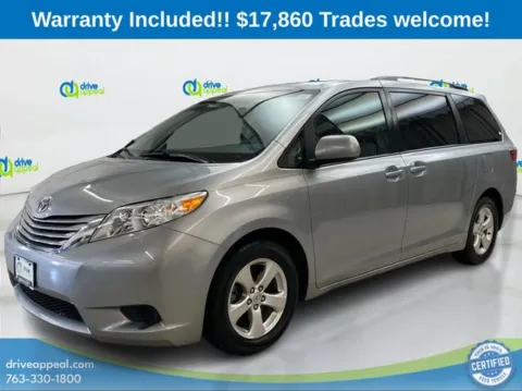 Silver 2017 Toyota Sienna LE for sale in Anoka, MN