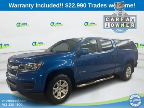 Blue 2018 Chevrolet Colorado LT for sale in Anoka, MN
