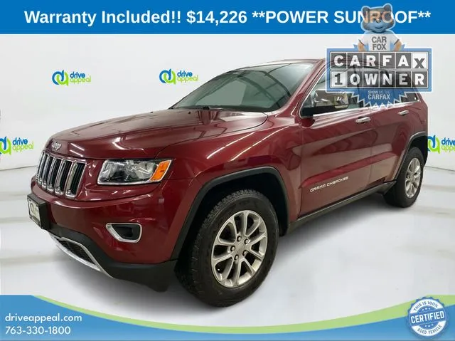 Used 2015 Jeep Grand Cherokee Limited for sale in Anoka, MN at