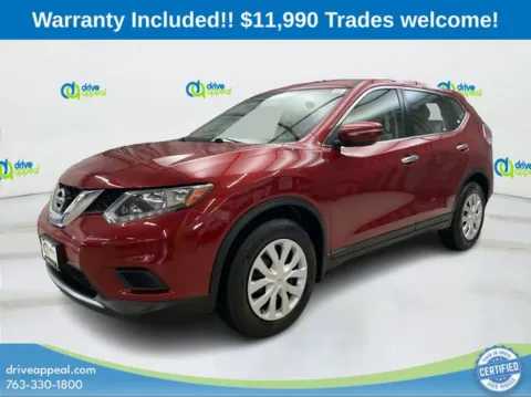 Red 2015 Nissan Rogue S for sale in Anoka, MN