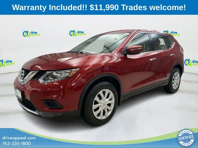 Red 2015 Nissan Rogue S for sale in Anoka, MN