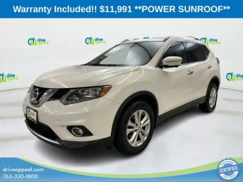 White 2014 Nissan Rogue SV for sale in Anoka, MN
