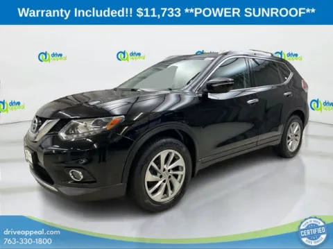 Black 2015 Nissan Rogue SL for sale in Anoka, MN