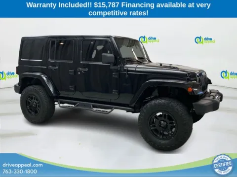 Another view of 2015 Jeep Wrangler Unlimited Sahara for sale in Anoka, MN at Drive Appeal Anoka