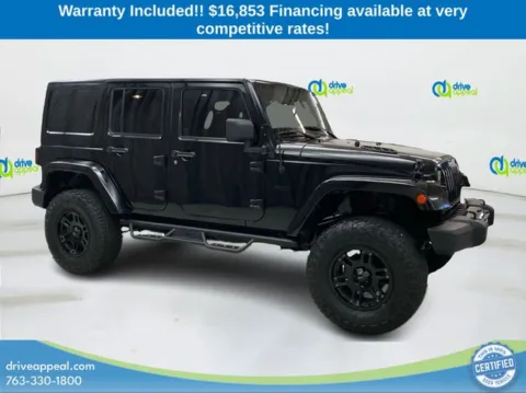 Another view of 2015 Jeep Wrangler Unlimited Sahara for sale in Anoka, MN at Drive Appeal Anoka