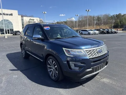 Blue 2017 Ford Explorer Platinum for sale in Danville, VA